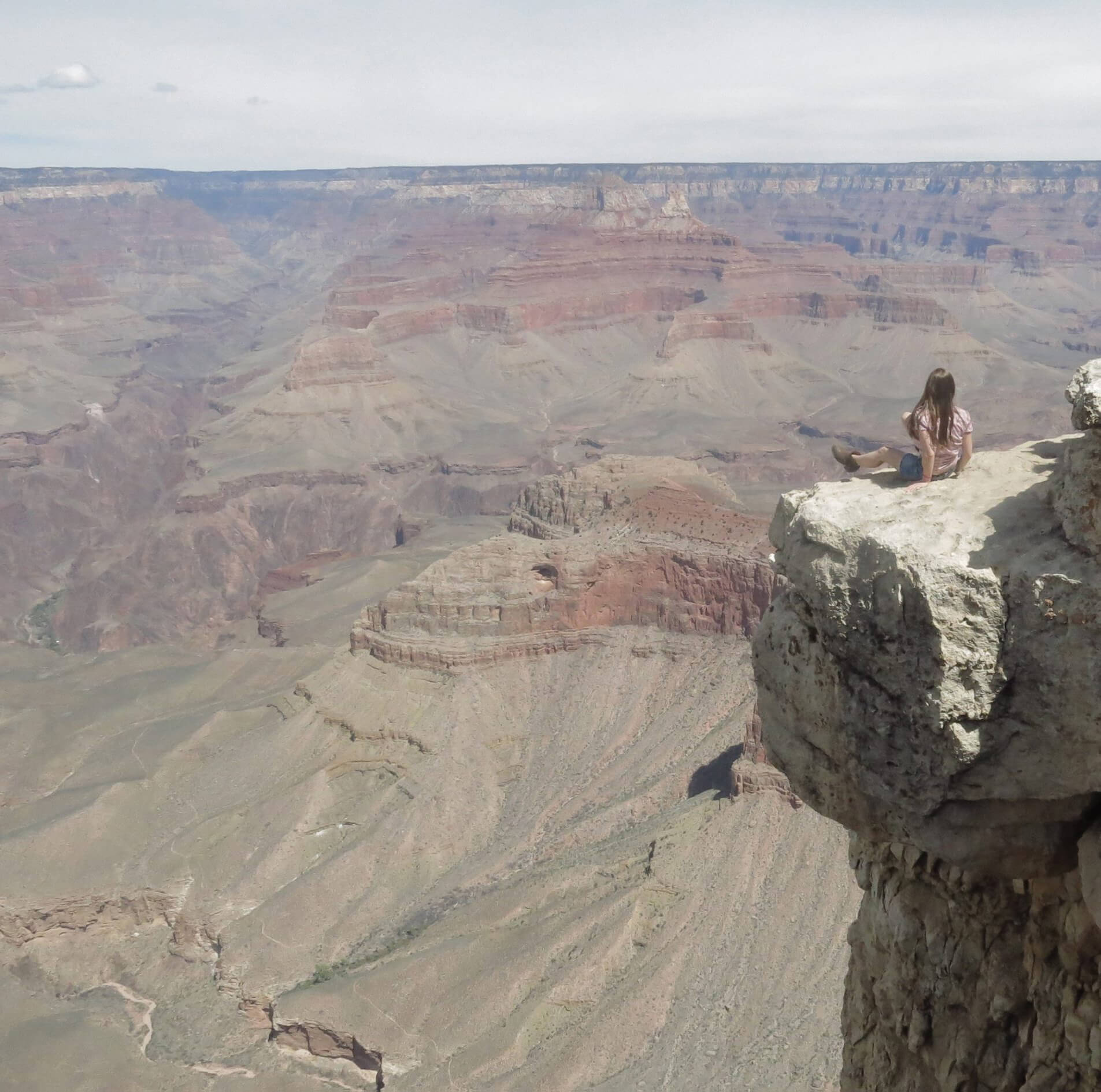 Aurélie Ferrière at Grand Canyon, USA